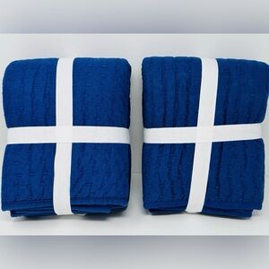 Potterybarn Euro Pickstitch Quilted Sham - Set of Two